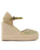 Kurt Geiger Еспадрили Mandy Espadrille Wedge 9798993609 Yellow - Mera.bg