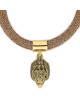 Kurt Geiger Колие Crystal Rope Necklace 9635561999 Gold - Mera.bg
