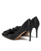 Kurt Geiger Обувки на ток Belgravia Drench Bow Heel 1288500759 Black - Mera.bg