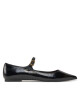 Kurt Geiger Балеринки Regent Flat Mary Jane 1277400309 Черен - Mera.bg
