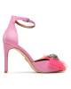 Kurt Geiger Сандали 225-Kensington Bow Sandal 9989198609 Розов - Mera.bg