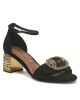 Kurt Geiger Сандали 225-Mayfair Block Mid Heel 9990500209 Black - Mera.bg