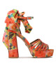 Kurt Geiger Сандали Pierra Ankle Tie Platform 9797691609 Orange - Mera.bg