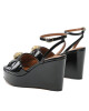 Kurt Geiger Сандали Kensington Wedge 9571100309 Black - Mera.bg