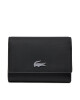 Lacoste Голям дамски портфейл NF4190AA Черен - Mera.bg