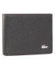 Lacoste Малък мъжки портфейл S Slim Billfold Id Slot NH1407FG Черен - Mera.bg