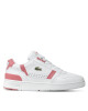 Lacoste Сникърси T-Clip 0121 2 Sfa 7-42SFA00301T4 Wht/Dk Pnk - Mera.bg