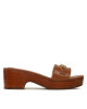Lauren Ralph Lauren Чехли Roxanne 802891400002 Polo Tan - Mera.bg
