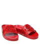 Lauren Ralph Lauren Чехли Ayden 802851683002 Red/Red - Mera.bg