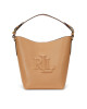LAUREN RALPH LAUREN Дамска чанта Medium Witley Leather Bucket Bag 431950855008 Кафяв - Mera.bg