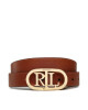 LAUREN RALPH LAUREN Дамски колан Oval Rev 25 412883714003 Кафяв - Mera.bg