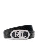 Lauren Ralph Lauren Дамски колан Oval Rev 25 412883817001 Black/Black - Mera.bg