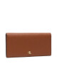 LAUREN RALPH LAUREN Голям дамски портфейл Slim Wallet 432802917010 Кафяв - Mera.bg