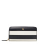 Lauren Ralph Lauren Голям дамски портфейл Zip Cont Wlt 432891177001 French Navy/White Stripe - Mera.bg