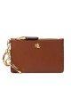 LAUREN RALPH LAUREN Калъф за кредитни карти Zip Card Cas 432876731001 Кафяв - Mera.bg