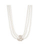 LAUREN RALPH LAUREN Колие Nk 17In Multirow Logo Collar 14N00558 Бял - Mera.bg
