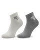 Lauren Ralph Lauren Комплект 2 чифта дълги чорапи дамски 454897521003 Greyh - Mera.bg