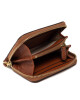 LAUREN RALPH LAUREN Малък дамски портфейл Sm Zip Wllet 432876729004 Кафяв - Mera.bg
