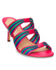 Lauren Ralph Lauren Сандали Lorraine 802904278002 Blue Strn/Palm Leaf/Sport Pink - Mera.bg