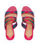Lauren Ralph Lauren Сандали Lorraine 802904278002 Blue Strn/Palm Leaf/Sport Pink - Mera.bg