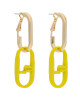 Liu Jo Обици Orecchinie BJXLJ358 Gold/Yellow - Mera.bg