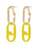 Liu Jo Обици Orecchinie BJXLJ358 Gold/Yellow - Mera.bg