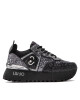 Liu Jo Сникърси Maxi Wonder Glitter 24 BF2103 TX007 Black 22222 - Mera.bg