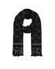 Liu Jo Зимен шал Stola Jacquard Mon 2F5040 T0300 Черен - Mera.bg