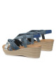 Loretta Vitale Сандали 97159 JEANS PLATA - Mera.bg