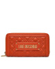 LOVE MOSCHINO Голям дамски портфейл JC5600PP0ILA0459 Оранжев - Mera.bg
