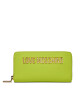 LOVE MOSCHINO Голям дамски портфейл JC5611PP1IKD0404 Зелен - Mera.bg