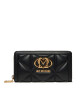LOVE MOSCHINO Голям дамски портфейл JC5644PP1MLC0000 Черен - Mera.bg