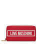 LOVE MOSCHINO Голям дамски портфейл JC5719PP0HKG150A Rosso/Bianco - Mera.bg