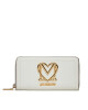 LOVE MOSCHINO Голям дамски портфейл JC5721PP0HKG0120 Offwhite - Mera.bg