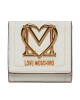 LOVE MOSCHINO Калъф за кредитни карти JC5723PP0HKG0120 Offwhite - Mera.bg