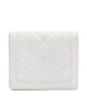 LOVE MOSCHINO Малък дамски портфейл JC5601PP0HLA0120 Бял - Mera.bg