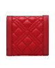 LOVE MOSCHINO Малък дамски портфейл JC5683PP1GLA0500 Rosso - Mera.bg