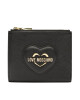 LOVE MOSCHINO Малък дамски портфейл JC5734PP0HKL0000 Nero - Mera.bg