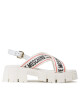 LOVE MOSCHINO Сандали JA16186G0GIX210A Bia/Ner/Ros - Mera.bg