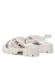 LOVE MOSCHINO Сандали JA16186G0GIX210A Bia/Ner/Ros - Mera.bg