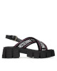 LOVE MOSCHINO Сандали JA16186G0GIX200A Ner/Bia/Fux - Mera.bg