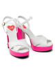 LOVE MOSCHINO Сандали JA1627AG0EIE210A Bianco/Fuxia - Mera.bg