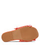 Manebi Чехли Fringed Knots Raffia Leather Sandals V 3.2 Y0 Orange Pink Melange - Mera.bg