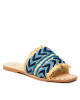 Manebi Чехли Leather Sandals S 1.4 Y0 Blue Pattern - Mera.bg