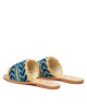 Manebi Чехли Leather Sandals S 1.4 Y0 Blue Pattern - Mera.bg