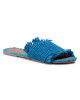 Manebi Чехли Leather Sandals S 1.9 Y0 Electric Blue Fringed - Mera.bg