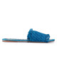 Manebi Чехли Leather Sandals S 1.9 Y0 Electric Blue Fringed - Mera.bg