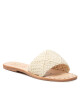 Manebi Чехли Leather Sandals S 6.9 Y0 Cream Cotton Crochet - Mera.bg