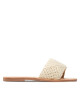 Manebi Чехли Leather Sandals S 6.9 Y0 Cream Cotton Crochet - Mera.bg