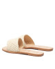Manebi Чехли Leather Sandals S 6.9 Y0 Cream Cotton Crochet - Mera.bg